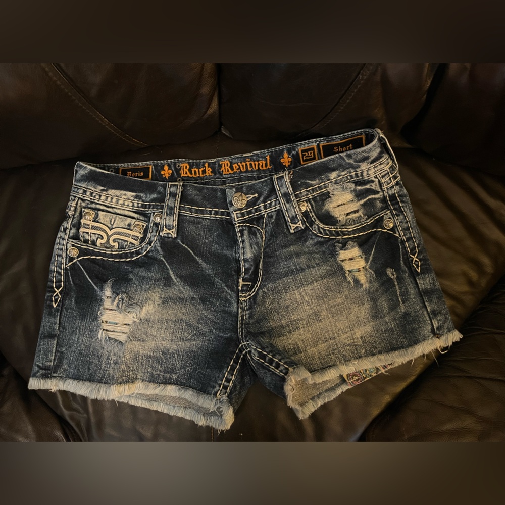 Rock revival Jean shorts